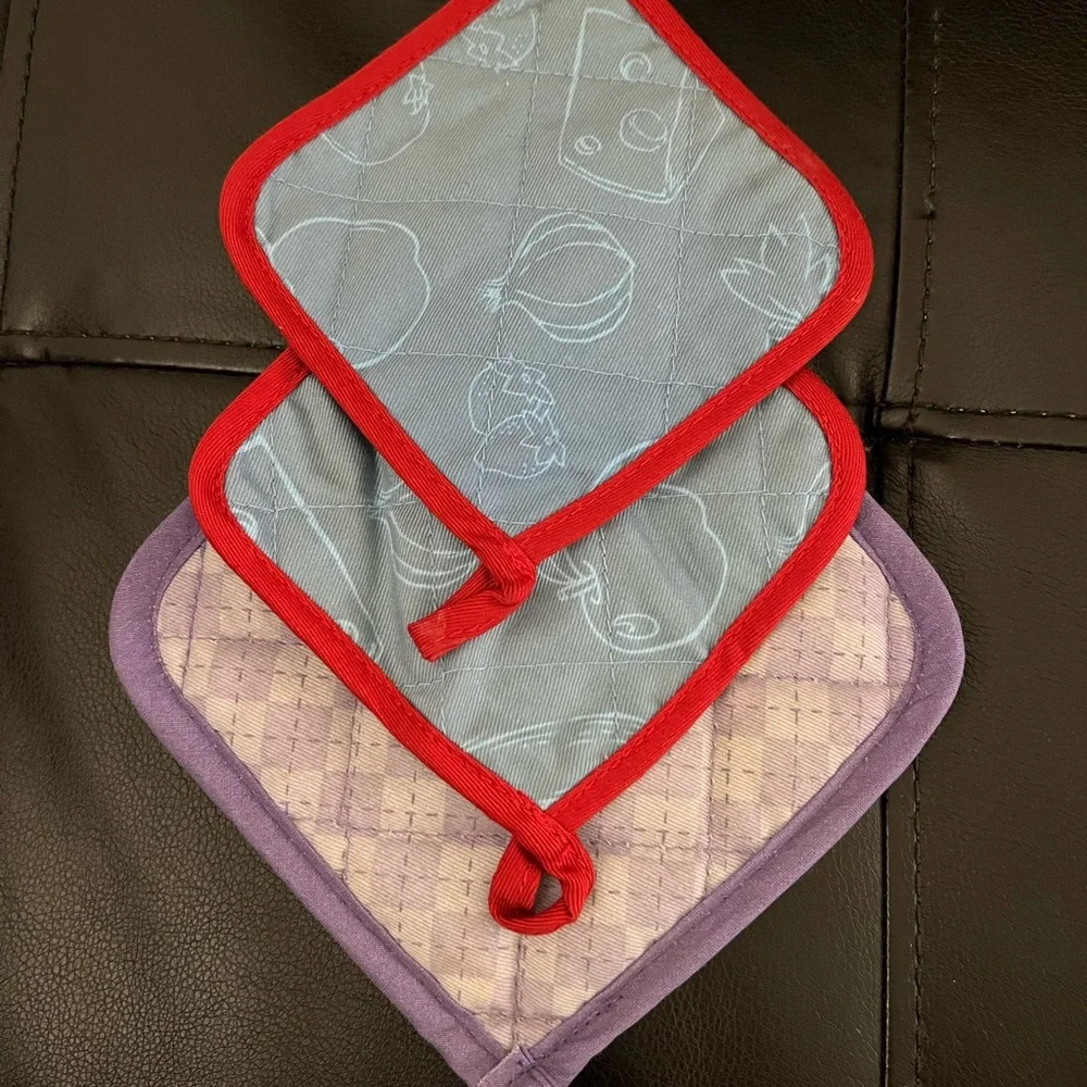 Oven Mitts and Pot Holders 4pcs Set, Bake Accessories